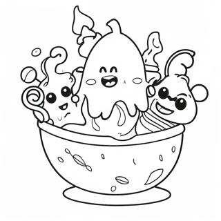 Colorful Banana Splits Characters Coloring Page 60447-50146