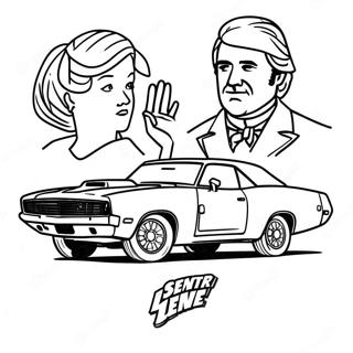 General Lee Coloring Pages