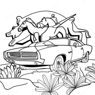 General Lee Coloring Page 60456-50156