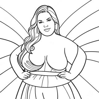 Plus Size Coloring Page 60466-50158