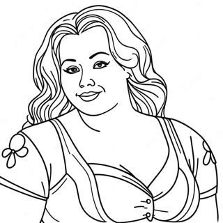 Plus Size Coloring Page 60466-50159