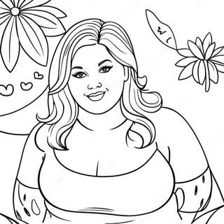 Plus Size Coloring Page 60466-50160