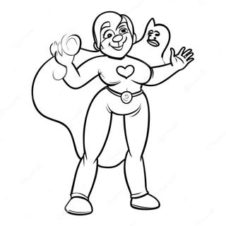 Curvy Characters Coloring Page 60467-50161