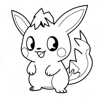 Electric Type Pokemon Coloring Page 60476-50170