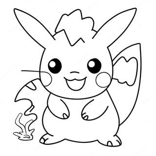 Electric Type Pokemon Coloring Page 60476-50171