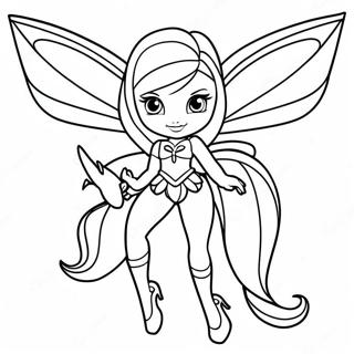 Magical Winx Club Stella Coloring Page 60507-50207