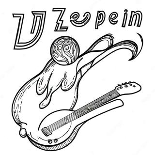 Led Zeppelin Coloring Page 60536-50220