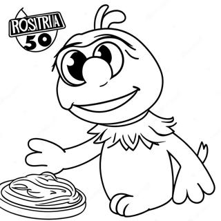 Rosita Sesame Street Coloring Pages