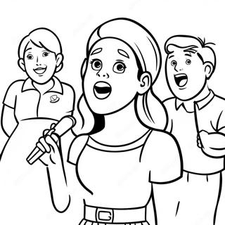 Rosita Singing With Friends Coloring Page 60587-50250