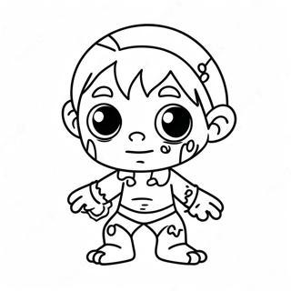 Chibi Horror Coloring Pages