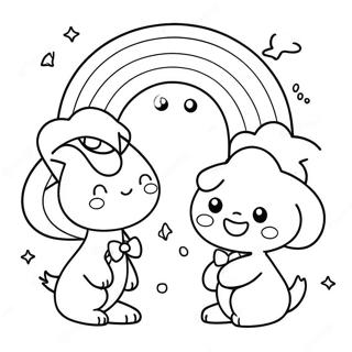 Rainbow Friends Orange Coloring Pages