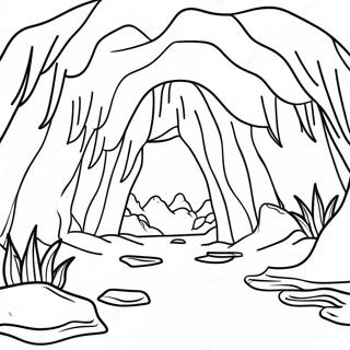 Cave Entrance Coloring Page 60636-50290