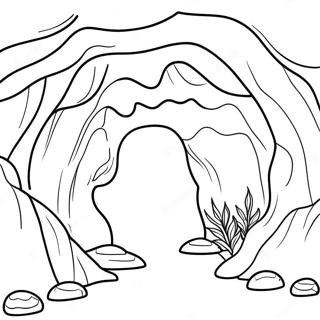 Cave Entrance Coloring Page 60636-50291