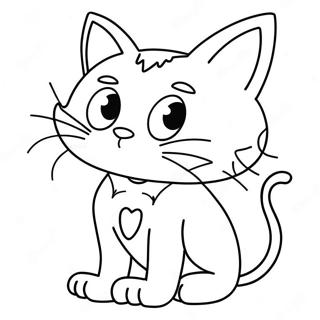 Siren Head Cartoon Cat Coloring Page 60666-50322