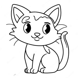 Siren Head Cartoon Cat Coloring Page 60666-50324