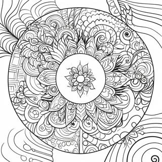 Trippy Illusion Coloring Pages