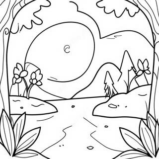 Sublime Nature Scene Coloring Page 60726-50366