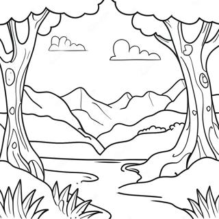 Sublime Nature Scene Coloring Page 60726-50368