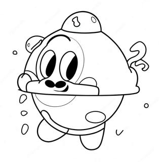 Explosive Mario Bomb Coloring Page 60737-50374