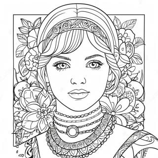 Johanna Bradford Coloring Page 60746-50384