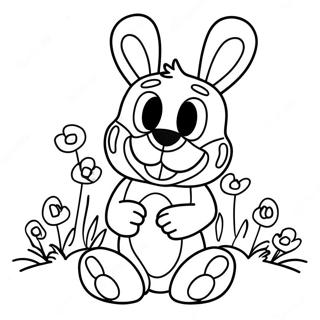 Spring Bonnie Coloring Page 6074-4852