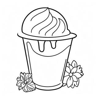 Yogurt Cup Coloring Page 60756-50390