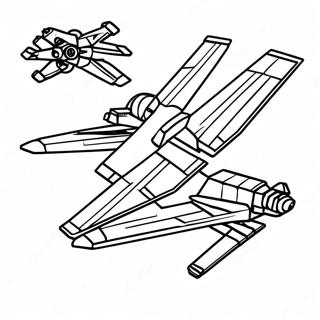 X-Wing Coloring Pages