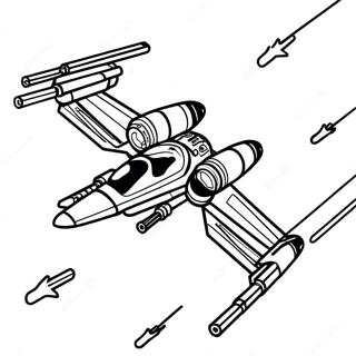 X Wing Starfighter Coloring Page 60766-50408