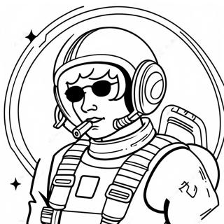 X Wing Pilot In Action Coloring Page 60767-50398