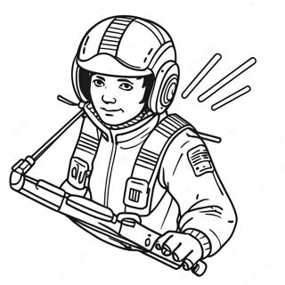 X Wing Pilot In Action Coloring Page 60767-50399