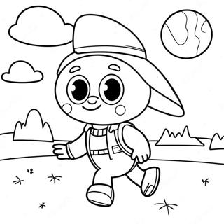 Doug In A Fun Adventure Coloring Page 60777-50410