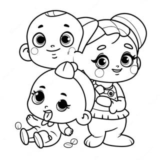 Cry Babies Coloring Page 6084-4860