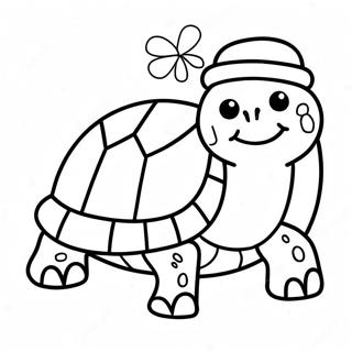 Christmas Turtle Coloring Page 60886-50494