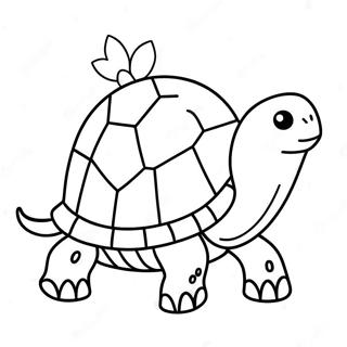 Christmas Turtle Coloring Page 60886-50496