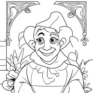 Colorful Jester Garten Of Banban Coloring Page 60897-50508