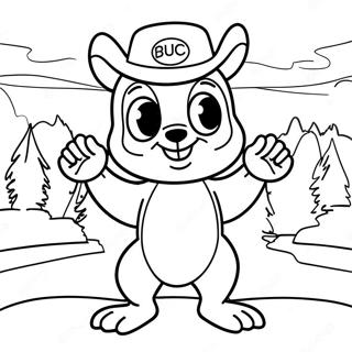 Buc Ee S Beaver Mascot Coloring Page 60917-50521