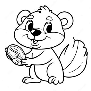 Buc Ee S Beaver Mascot Coloring Page 60917-50524