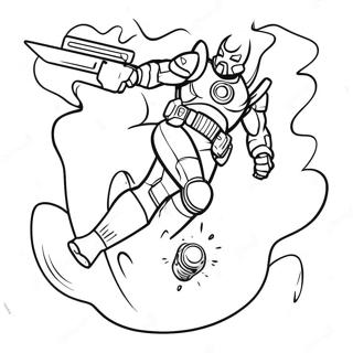 Scarlet Overkill In Action Coloring Page 60927-50538