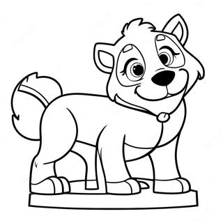 Brave Underdog Character Coloring Page 60937-50531