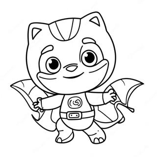 Pj Masks Gekko Mobile Coloring Pages