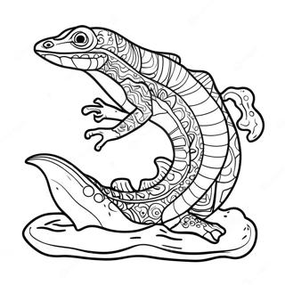 Gekko Mobile In Action Coloring Page 60967-50561