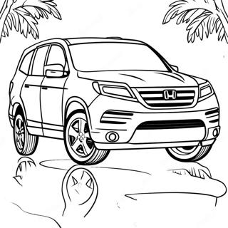 Honda Pilot Coloring Page 60976-50567