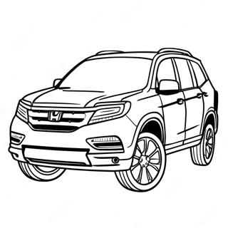 Honda Pilot Adventure Coloring Page 60977-50584