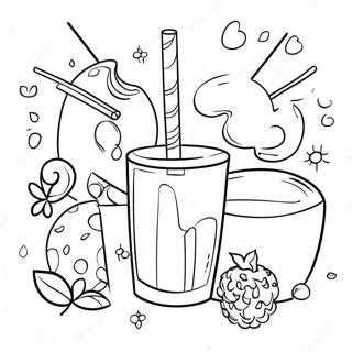 Paint And Sip Fun Templates Coloring Page 60996-50579