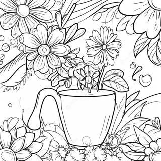 Creative Paint And Sip Templates Coloring Page 60997-50588