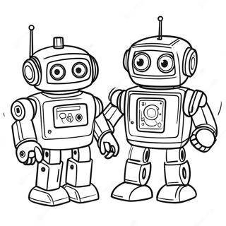 Robots Movie Coloring Page 61016-50603