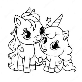 Baby Unicorns Coloring Page 61026-50595