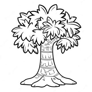 Colorful Chicka Chicka 123 Tree Coloring Page 61067-50634