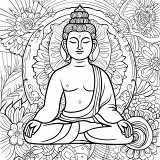 Easy Mindfulness Coloring Page 61106-50680