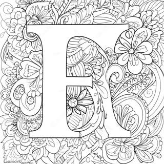 Illustrative Capital Letter I Coloring Page 61127-50693